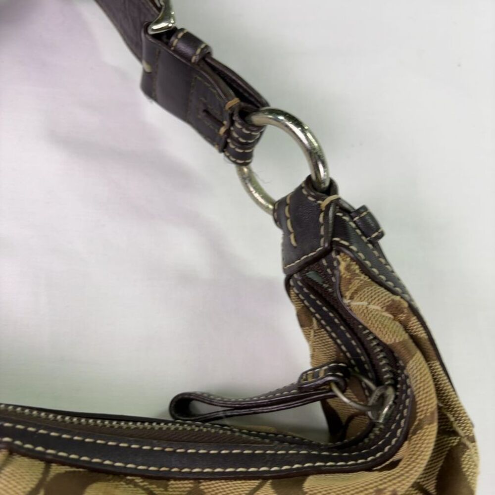 Coach Tan and Brown Hobo Bag - Picture 3 of 5